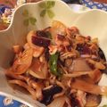 jununu's cooksnap of when they made たこのチリソース炒め.