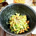 SP♪'s cooksnap of when they made W菌イソフラボン♡ゆかり味噌キャベツ納豆.