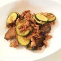 Sarah09's cooksnap of when they made ズッキーニとひき肉の甜麺醤炒め。.