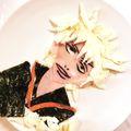 みぃーーみ☆'s cooksnap of when they made 銀さんキャラ弁❤︎銀魂☆坂田銀時❤︎.