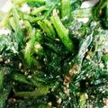 ぷよもも's cooksnap of when they made レンチンほうれん草のごま和え.