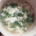 ちぃママ☆ミ's cooksnap of when they made セロリの葉とたまごのスープ.