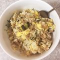 オリゴヌクレオチド's cooksnap of when they made 茄子と挽肉のガリバタライス（洋風炒飯）.