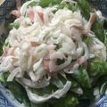 真愛ママ's cooksnap of when they made スナップえんどうと新玉のサラダ.