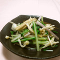 赤い電話's cooksnap of when they made 食卓にもぅ一品♪水菜とエノキの簡単お浸し.