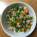 honokaokan's cooksnap of when they made 小松菜と卵の中華炒め.