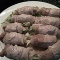 和芥子's cooksnap of when they made さっぱり塩ダレ！新玉の豚肉巻き♡.