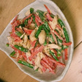 caferocon's cooksnap of when they made インゲンとササミの白ごまマヨネーズ和え.