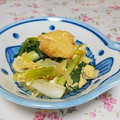 クックP3Z5B5☆'s cooksnap of when they made わけぎと油揚げの卵とじ.