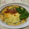 マリアの料理記録日誌's cooksnap of when they made 春菊とお揚げの簡単♪和風豆腐グラタン.