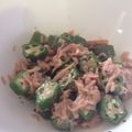たなばたねずみ's cooksnap of when they made ＊ツナとオクラの簡単サラダ＊.
