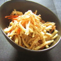 ひさかた's cooksnap of when they made 根セロリ!?de洋風きんぴら.
