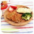 hitomi＊＊'s cooksnap of when they made 離乳食完了期♡チーズチヂミ.