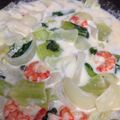 クック48GMXJ☆'s cooksnap of when they made エビとチンゲン菜、玉ねぎのクリーム煮.