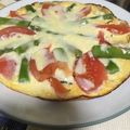 つの子's cooksnap of when they made ワンエッグ✿春のオープンオムレツ.