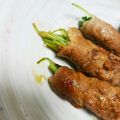 yui_neko's cooksnap of when they made ◎三つ葉たっぷりの豚肉巻き巻き～◎.