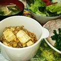 taminobu's cooksnap of when they made 麻婆豆腐.