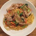 クック3ASBD6☆'s cooksnap of when they made 小松菜と豚肉のあんかけ焼そば〜♪.
