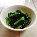 nasubeam's cooksnap of when they made 菜の花・からし菜のからし醤油和え.