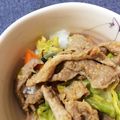ハルモミ's cooksnap of when they made お肉も野菜も♪お味噌風味の豚こま丼.