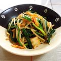 nasubeam's cooksnap of when they made ☆ニラ＆もやし＆キムチのラー油炒め♪.