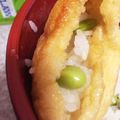 つるライス's cooksnap of when they made 味付けいなりあげで☆簡単☆枝豆いなり寿司.
