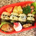 yumi314's cooksnap of when they made キャラ弁～ミニオンいっぱい.