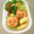 ほた☆ほた☆'s cooksnap of when they made キャラ弁☆リンゴちゃん＊洋ナシちゃんも♪.