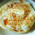 moguxx's cooksnap of when they made タマゴなしHMで1枚だけパンケーキ.