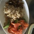 kijuhyt's cooksnap of when they made 女子飯！サーモンとアボカドのプレートご飯.