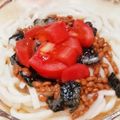 ののっく's cooksnap of when they made トマトのせ卵納豆のぶっかけうどん.