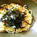ミッチョリーナ's cooksnap of when they made 長ねぎの梅アンチョビスパゲティ.