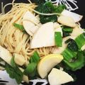 cookみぃ's cooksnap of when they made 菜の花とたけのこのパスタ.