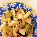 yuuurikaa's cooksnap of when they made たけのこと空豆のペペロンチーノ.