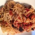 クックGFY8CA☆'s cooksnap of when they made にんにくとトマトのスパゲッティ.