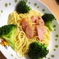 あい16ちゃびん's cooksnap of when they made ブロッコリーとベーコンのペペロンチーノ♡.