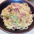 keagle221's cooksnap of when they made 簡単10分きのことベーコンの和風パスタ.
