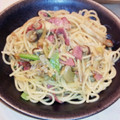 keagle221's cooksnap of when they made 簡単10分きのことベーコンの和風パスタ.