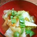 ゆうりママ's cooksnap of when they made 春味♪ 筍と春キャベツの味噌汁.