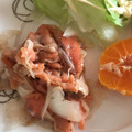 ルナＰボール's cooksnap of when they made 簡単♪厚切りサーモンと新玉ねぎのマリネ.