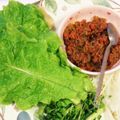 ♡ののちゃんママ♡'s cooksnap of when they made 挽肉とたっぷり野菜のサンチュ巻.