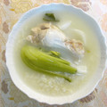☆Rokko☆'s cooksnap of when they made 鶏手羽元と長芋と青梗菜のお粥.