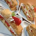 Hinatanpop's cooksnap of when they made パイシートで作るさつま芋のミルフィーユ.