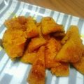 oいちo's cooksnap of when they made ☆かぼちゃの皮の救済♪ガーリックチップ☆.