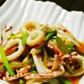 kebeibiko's cooksnap of when they made パパッとイカのぽんマヨ炒め.