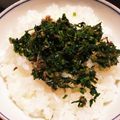 ちょこちょこ♪'s cooksnap of when they made 人参の葉＆おかかのふりかけ.