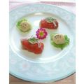 日々笑顔's cooksnap of when they made ホタテとサーモンの手毬タルタル　　.