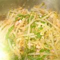 7セブン7's cooksnap of when they made もやしと大葉のピリ辛ゴマ和え.