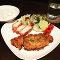 3yes's cooksnap of when they made 長芋のベーコン巻きピカタ☆.