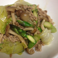 yummy?'s cooksnap of when they made アスパラとレタスの中華風炒め.